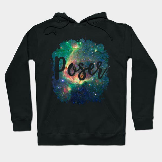 Poser Funny 80's Design Hoodie by solsateez